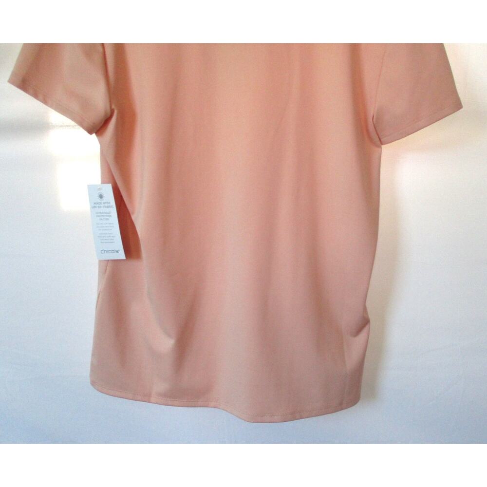Chico's Zenergy Women's Skort & Shirt Set Peach NWT Size 4/6 - Picture 7 of 16